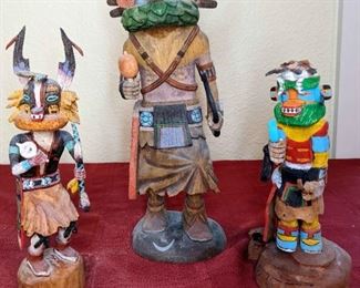 Bryce Pooyouma Joe Lucero and More Kachinas