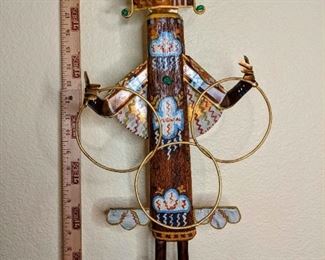 C Stelter Hoop Dancer Kachina Sculpture