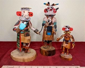 Eric Roy and More Bear Kachinas