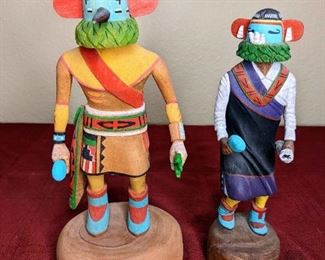 Frank Honahnie Jr Hummingbird And Dress Kachinas