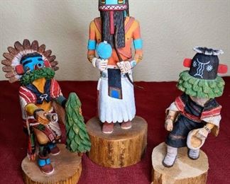 Henry Naha Hank Naha Jr And Ray Naha Kachinas