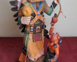 Ivan Wytewa Blue Star And Mudhead Kachina