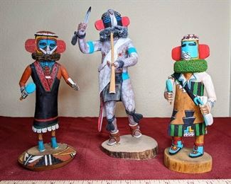 Kokopelli And Dress Kachinas