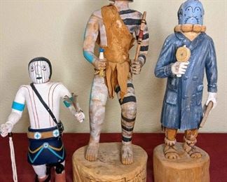 Large Michael Dean Jenkins Kachina And More Restoration