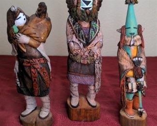 M L Kooyahoema Aholi Crow Mother and More Kachinas