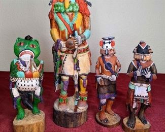 M L Kooyahoema Maalo Frog And More Kachinas