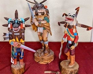 Ronald Honyumptewa and More Ogre Kachinas