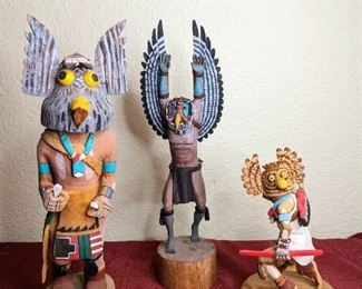 Sankey Jackson And More Owls And Turkey Kachinas