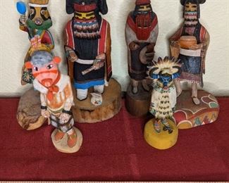 Six Small Kachinas For Restoration