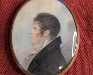 Smiling Man In Profile