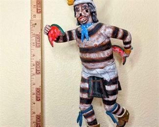 Tom Collateta Skateboarding Clown Kachina