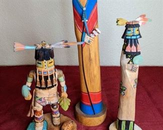 Turtle And Hummingbird Kachinas