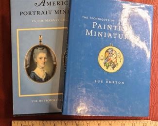 Two Portrait Miniature Reference Books
