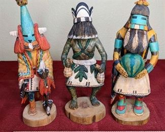 William Koots Aholi Long Hair And Cloud Kachinas