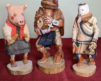 William Koots Pig Priest Killer And Eototo Kachinas