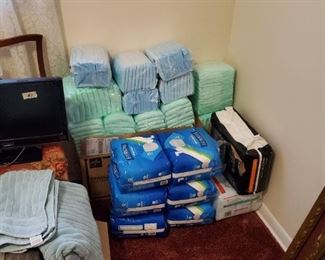 Large supply of adult underwear