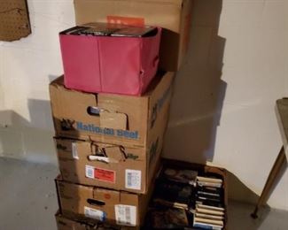 huge lot of dvd's & vhs - being sold as one lot and lots more to add still