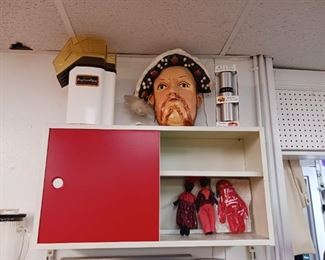 Air popcorn popper and paper mache pirate mask