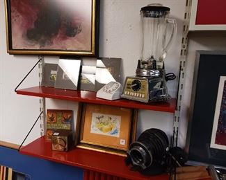 Retro kitchen olive green blender