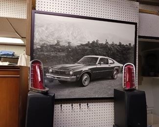 1960s Ford motor showroom Maverick photograph display
