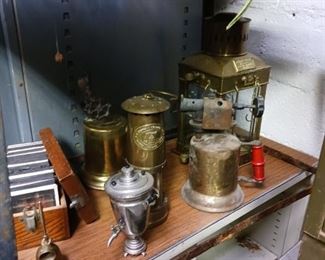 Vintage brass lanterns