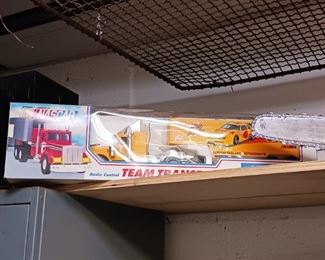 Vintage 18 wheeler truck toys