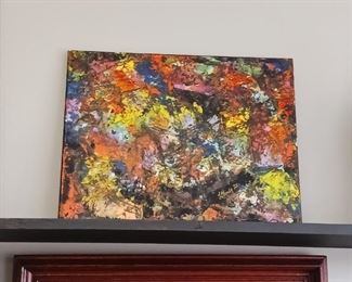 Original Laura Blondy abstract painting