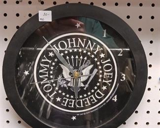 The Ramones wall clock