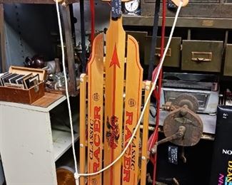 Vintage Classic Racer snow sled 