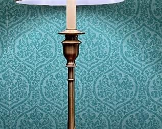 (2) Lauren Brushed Gold Buffet Lamps