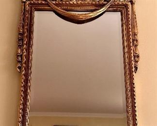 Vintage Ornate Gold Gilt Mirror