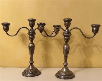 Wallace Sterling Candlesticks