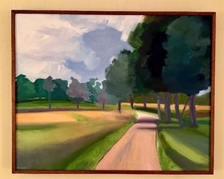 Oil on Canvas Signed Courtney