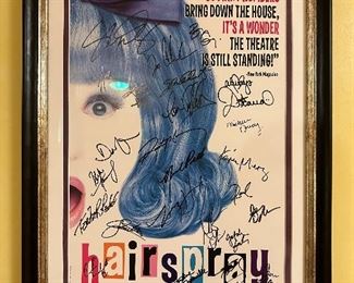 Autographed Hairspray Poster