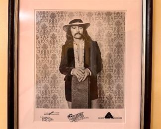Framed Dickey Betts Photograph
