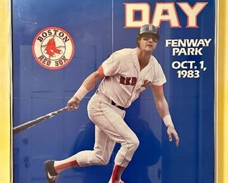 Framed Yaz Day Poster