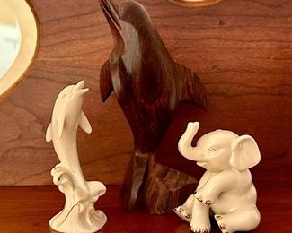 Lenox Figurines & Carved Dolphin
