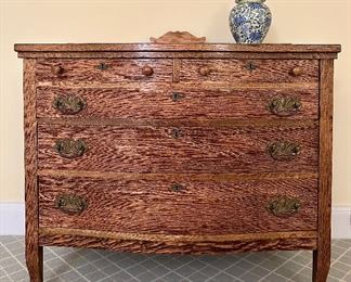Antique Tiger Oak Dresser