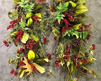 Grandin Road Lighted Door Swags