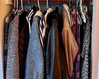 We have a large selection of women's clothing at this sale!