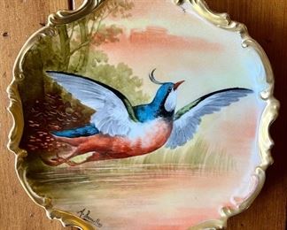 Limoges "Bird" Plates