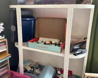 CRAFTS!!  All scrapbooking and other stamps and punches.  100% of The sale of all the crafting items goes to a donation to the Kidney Foundation.  