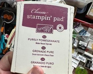 CRAFTS!!  All scrapbooking and other stamps and punches.  100% of The sale of all the crafting items goes to a donation to the Kidney Foundation.  