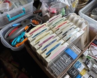 CRAFTS!!  All scrapbooking and other stamps and punches.  100% of The sale of all the crafting items goes to a donation to the Kidney Foundation.  