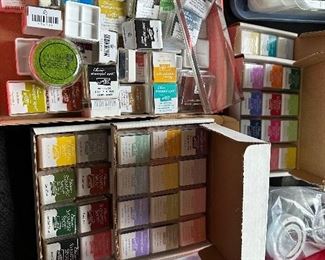 CRAFTS!!  All scrapbooking and other stamps and punches.  100% of The sale of all the crafting items goes to a donation to the Kidney Foundation.  