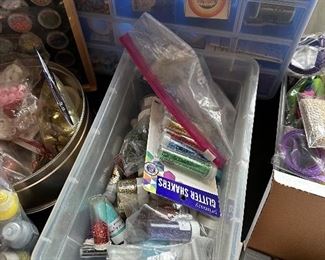 CRAFTS!!  All scrapbooking and other stamps and punches.  100% of The sale of all the crafting items goes to a donation to the Kidney Foundation.  