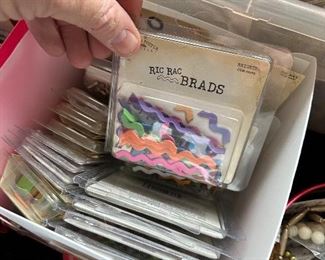 CRAFTS!!  All scrapbooking and other stamps and punches.  100% of The sale of all the crafting items goes to a donation to the Kidney Foundation.  