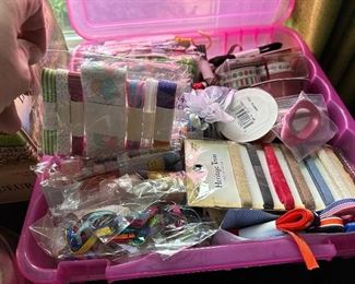 CRAFTS!!  All scrapbooking and other stamps and punches.  100% of The sale of all the crafting items goes to a donation to the Kidney Foundation.  