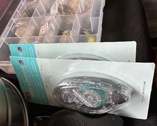 CRAFTS!!  All scrapbooking and other stamps and punches.  100% of The sale of all the crafting items goes to a donation to the Kidney Foundation.  