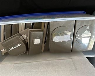 CRAFTS!!  All scrapbooking and other stamps and punches.  100% of The sale of all the crafting items goes to a donation to the Kidney Foundation.  